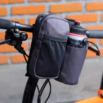 Tas sepeda lipat di Stang bisa untuk botol minum