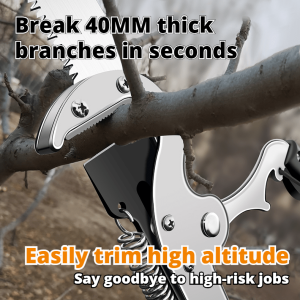 [Recommended]1.8-5.5 Meters Telescopic High Branch Pruning Shears High Branch Saw Tree Cutter High Branch Shears cutter High Altitude Saw Shear Pruner Saw Cutter Gardening Tools and Equipment Coconut Picker Fruit-Pick |Gunting Dahan Pokok Dan Gegaji