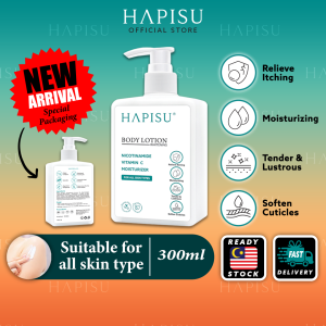 Hapisu Beauty Brightening Body Lotion Body Moisturizer Daily Moisturizing Lotion Vitamin C Hand Cream Losyen Badan