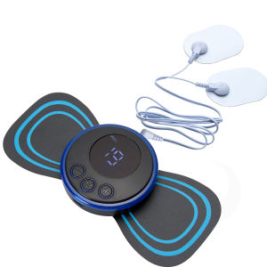Portable EMS Electric Massager 8 Modes 19 Levels USB Rechargeable Medium and Low Frequency Pulse Physiotherapy Apparatus Muscle Pain Relief Cervical Spine Massage
