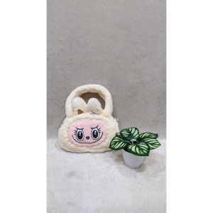 Tas Labubu Tas Tenteng Slempang Karkater Labubu Macaron Lucu