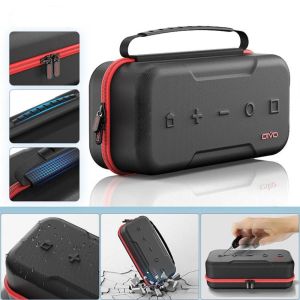 MECOME ผ้าออกซ์ฟอร์ด กระเป๋าป้องกันเกม ป้องกันการตกหล่น อีวา กระเป๋าเก็บของกันกระแทก แบบพกพา ไม่ซึมน้ำ กระเป๋าเดินทางพกพา สำหรับ Nintendo Switch 2