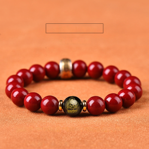 Cinnabar Amulet Bracelet Zodiac Guardian Agate bracelet Fortune Bead Bracelet 朱砂手串 十二生肖本命佛护身符手链