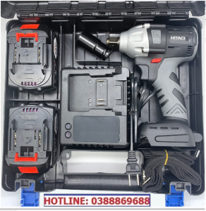 Máy siết bulong 199V không chổi than đầu 2 trong 1 100% dây đồng