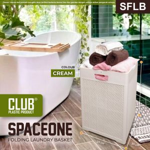 LAUNDRY KERANJANG PAKAIAN PLASTIK CLUB