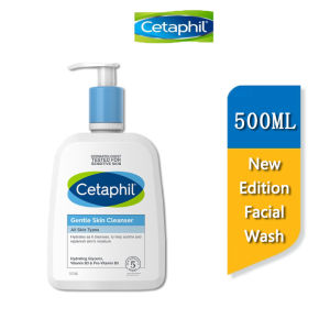Cetaphil Gentle Skin Cleanser (For Sensitive Skin Non-Drying Facial Wash Paraben Free) 500ml