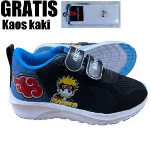 Sepatu Sekolah Anak Laki Laki Cowok Karakter Boboiboy Mobil MIK QUEN Warna Hitam Murah Perekat Rekat Velcro Kecil Tanggung Umur Usia PAUD TK SD Kelas 1 2 3 4 5 6 7 8 9 0 Tahun-KIDZTUBS2250012822