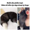 [Có ốc inox] Đuôi cáo Cosplay Đồ Chơi Bộ Cosplay Đuôi Cáo Có Thể Gắn Trực Tiếp Phụ Kiện Dây Đeo Tóc Vòng (Lông Dài/Xù). 
