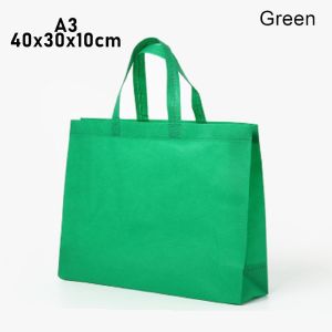 A4 A3 Size Plain Color Non Woven Bag Eco Friendly Shopping Tote Handbag Door Gift Bags Event Party Birthday