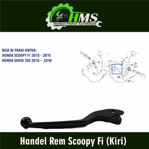 Handel Rem Scoopy Fi (Kiri) - Handle Tuas Lever Rim Belakang Honda Scoopy Stylish Prestige Vario New