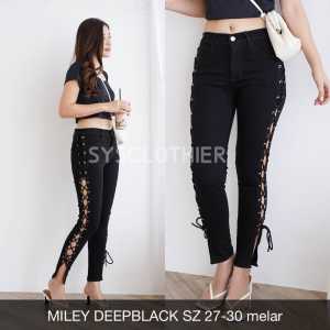 Celana Jeans Wanita Miley DeepBlack - SYS CLOTHIER