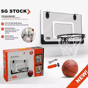 Indoor Children Safety Funny Game Kids Mini Home Exercise Basketball Hoop Set Wall Frame Stand