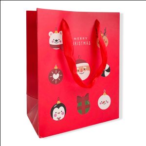 Pinky Bee Kantong Kertas / Paper Bag Natal 23x18x10cm 67310700