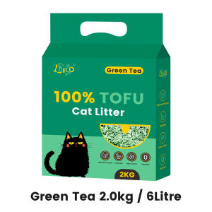 JSSJ 2kg Premium 100% Natural Plant Tofu Cat Litter Zero Fine Dust Fast Clumping Flushable with Powerful Odor Control