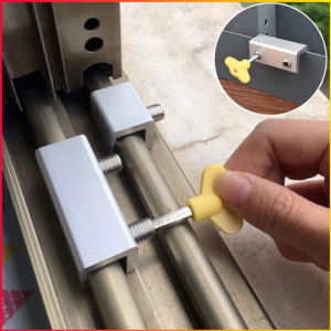 Aluminum Alloy Window Limiter Sliding Window Lock Anti theft Adjustable Child Security Aluminum Alloy Door Lock safe Baby Kids
