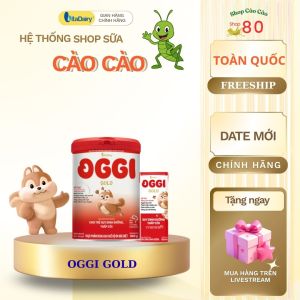 Sữa công thức Oggi Gold L900g Lên cân nhanh ngừa táo bón. Vitadairy