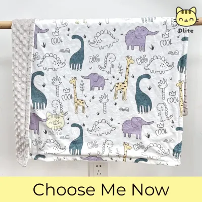 ✅ Dlite DHug Japan Fabric Kids Blanket 110*150cm Baby Blanket Childcare Minky Fleece Weighted Blanket