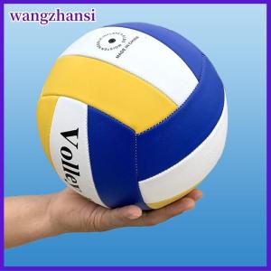 wangzhansi Bóng chuyền chuyên nghiệp cạnh tranh PVC bóng chuyền Kích thước 5 cho bãi biển Ngoài trời cắm trại bóng chuyền trò chơi trong nhà bóng đào tạo bóng