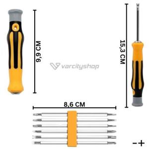 Obeng Set Bolak Balik 12 Mata Obeng 12 in 1 Plus Minus Bintang Reparasi