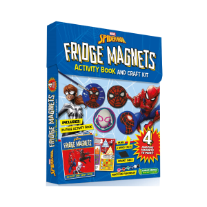 Marvel Spiderman Paint Fridge Magnets Activity Book & Craft Kit For Kids
