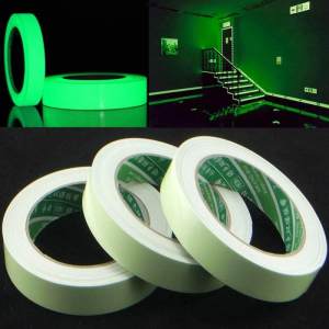 Wide version large，15mm x 3M/Roll Luminous Tape Self-adhesive Glow In The Dark Safety Stage Home Decorations Warning Tape A40