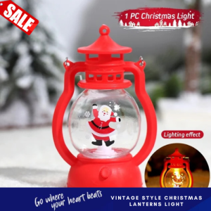 Illuminate Your Holidays with LED Christmas Lights Santa Claus Snowman Christmas tree Lantern Hand Lamp Christmas Gift Decoration Ornament Retro Small Oil Lamp