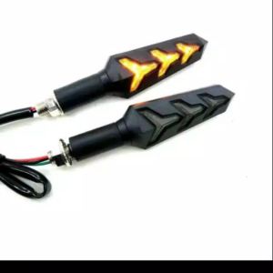 Lampu sen variasi led running 2 warna model pesawat lamborgini universal vixion-rxking-vario-crf-klx