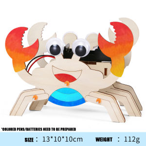 Wooden DIY Car Toy Wooden Four Wheel Drive Racing Assembling Science Experiment Kits Kids Stem Educational Toy