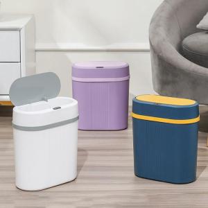 Tong Sampah Tanpa Sentuhan Automatik Tong Sampah Pintar Dapur Bakul Sisa Pintar Tong Sampah Penderia Gerakan Tong Sampah Tipis Penjimatan Ruang Aksesori Dapur Sensitif Pergerakan Kapasiti beneficial