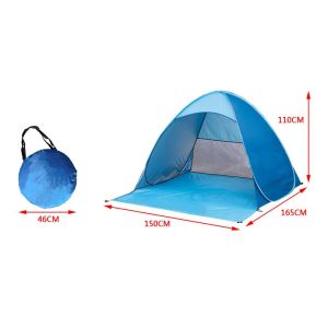 Pop Up Beach Tent Portable Sun Shade Shelter Outdoor Camping Fishing Canopy Automatic Instant Lightweight UV Protection Beach Tent