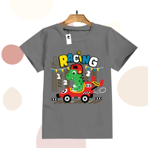 Code8.id DTF Kaos Anak Laki Laki Gambar Dinosaurus Best Seller Awan MURAH DAN TRENDY