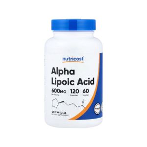 Nutricost Alpha Lipoic Acid 600mg per Serving 120 Vegan Capsules - Non-GMO Gluten-Free Dietary Supplement⁠