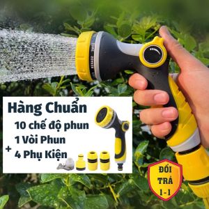 Vòi tưới cây tăng áp. Vòi Xịt Cao Áp Rửa Xe Tắm Chó Mèo Đa Năng Bằng Nhựa Abs Cao Cấp