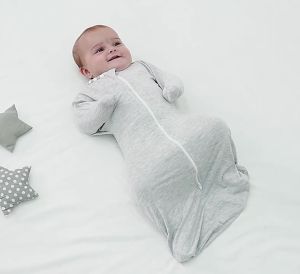 Baby Anti-Startle Sleeping Bag Surrender Style Autumn Air Conditioning Sleeping Bag Summer Thin Bamboo Fiber Newborn Swaddling Blanket