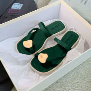 QJshop   NEW ITEM รองเท้าแตะแฟชั่น ดีไซน์พื้นบางเรียบๆ ถูกใจสายมินิมอลแน่นอล ใส่แล้วเท้าผ่อง ใส่ได้หลากหลายโอกาส คู่เดียวครบจบ