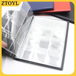 ZTOYL  120 túi Album cho tiền xu Bộ sưu tập Cuốn sách trang trí nhà Album đồng xu Album chủ sở hữu bộ sưu tập Cuốn sách sổ lưu niệm hàng tăng gấp đôi Nga