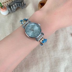 Popular woven ceramic bracelet watch fresh literary disc ins niche simple fashion temperament versatile jewelry