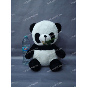 Boneka Panda Daun Bulu Rassel Sit Animal Panda Lucu Ukuran XL