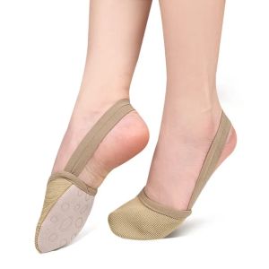 1Pair Rhythmic Gymnastic Shoes Elastic Half Shoes Ballet Shoes Ballet Flat Slippers Dance Shoe Microfiber Girls Kids Women Belly Shoes