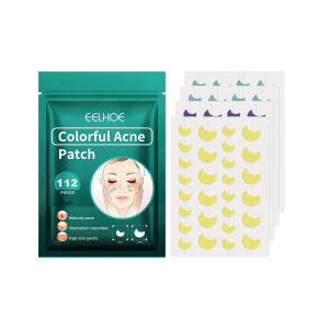 EELHOE Acne patch series improves acne-prone skin on the face and lightens acne and blackheads. Cartoon and colorful acne patches