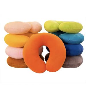 Sleeping U-shaped pillow pillow cartoon embroidery travel neck pillow cervical vertebra protection cover children D-143