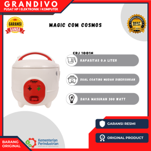 Magic Com Cosmos CRJ 1001N Capacity 0.6 L Garansi Resmi - Grandivo