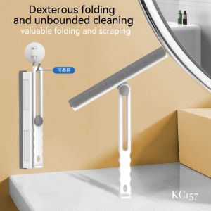 Multifunctional Window Cleaning Squeegee Brush Extendable Mesh Screen Cleaner KC157