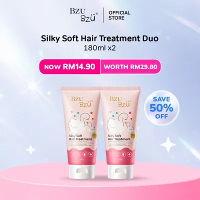BZU BZU Silky Soft Hair Treatment Duo 180ml (2 Bottles)