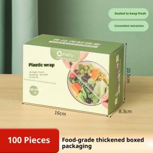 PannoFluxus ถุงถนอมอาหารแบบใช้ครั้งเดียวทิ้ง พร้อมขอบยืดหยุ่น ป้องกันฝุ่นและคงความสดใหม่ เหมาะสำหรับผลไม้ผักและอาหารเหลือ