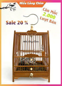 Lồng Chim Khuyên + Chim Hút Mật Phom Thái Chất Liệu Trúc Già Cật ( Ráp Sẵn )