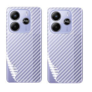 Redmi Note 14 5G สำหรับ Redmi Note14 Note 14 RedmiNote14 Pro + 4G 5G ฟิล์มป้องกันหน้าจอโทรศัพท์คาร์บอนไฟเบอร์ด้านหลัง3D ฟิล์มป้องกันรอยขีดข่วนฟิล์มป้องกันสติ๊กเกอร์ติดหน้าจอ