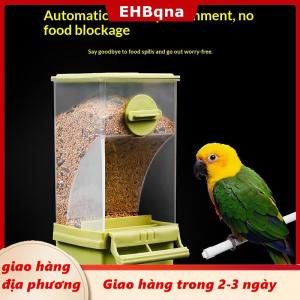 [COD] EHBqna 3PF Ship within 24 hours Trong Suốt Tự động trung chuyển tự động trung chuyển hạt giống chim treo hộp thực phẩm và máng Vẹt trung chuyển lồng phụ kiện cung cấp chim