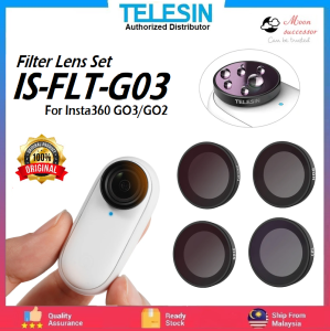 Telesin IS-FLT-GO3 4-Pack Lens Filter Kit Filter Set CPL/ND8/ND16/ND32 for Insta360 GO3 GO2