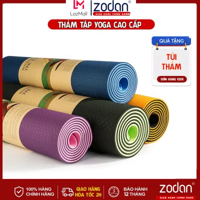 Thảm tập YOGA Thảm tập gym Thảm tập thể dục tại nhà cao cấp 6mm - CHAT ĐỂ CHỌN MÀU YÊU THÍCH